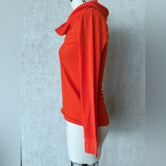 Michael Kors Vibrant Orange Cowl Neck top , T-shirt, Sweater Size M - Picture 10 of 16